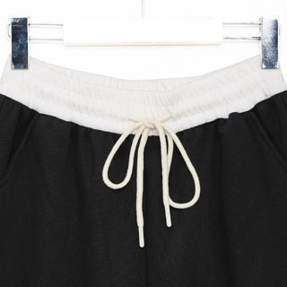 Brushed two-tone banding pants