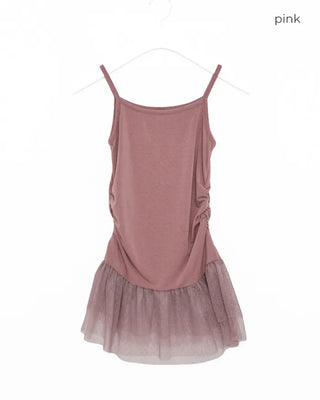 Polka Dot Frill Layered Camisole