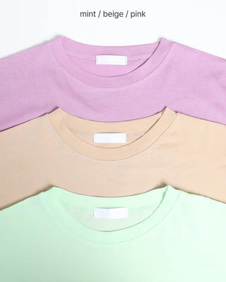 Mercerized Overfit Short-Sleeve T-Shirt