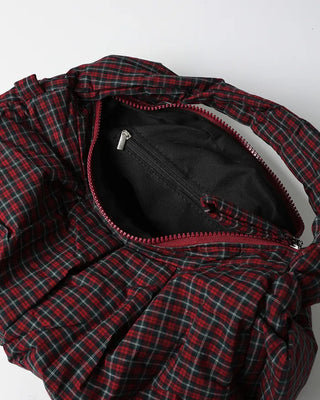 Checked Volume Tote Bag