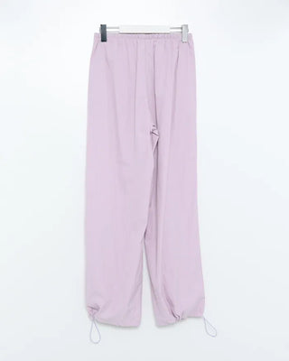 Colorful pintuck wide-leg pants
