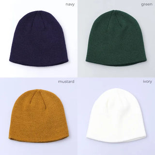 Ribbed Short Beanie