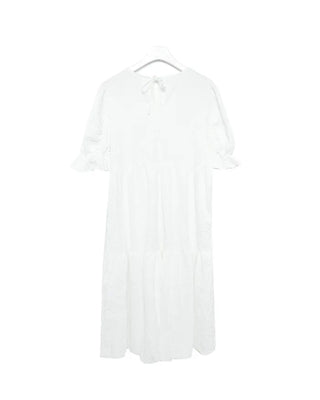 Puff Long Dress