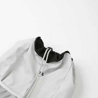 (Unisex) Mesh Pocket Nylon Backpack