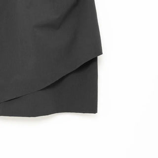 Low-balance pintuck long skirt