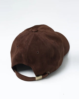 Suede Wide Ball Cap
