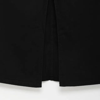 Front slit long skirt