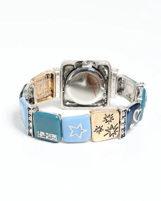 Square Star & Heart Handwatch