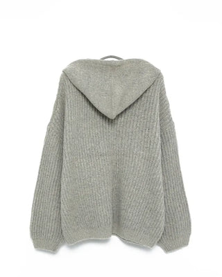 (Unisex) Cable Half-Zip Knit