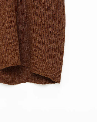 V-neck button-up knit vest