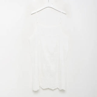 Flower punching camisole mini dress