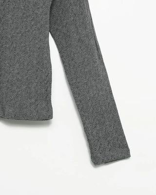 Crew neck cardigan