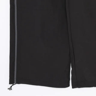 Unisex two-tone wide-leg elastic waist pants