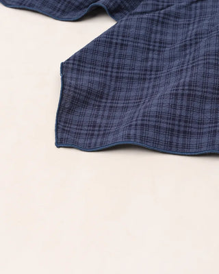 Checkered scarf cap