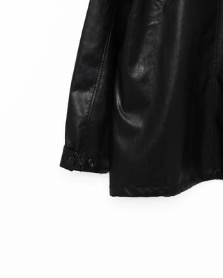 Leather work jacket