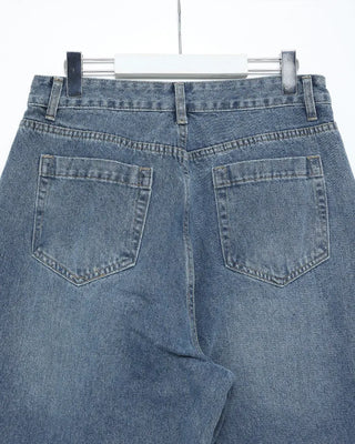 (UNISEX) Wide Denim Pants