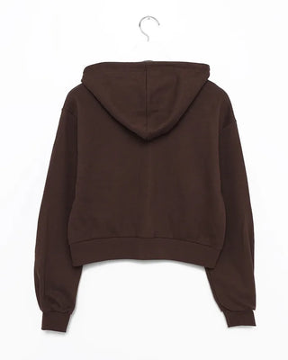 EST.1892 Patch Cropped Double Zip Hoodie