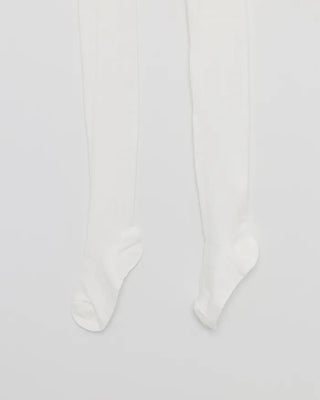Ribbed simple tights