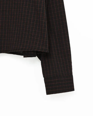 Linen cropped shirt