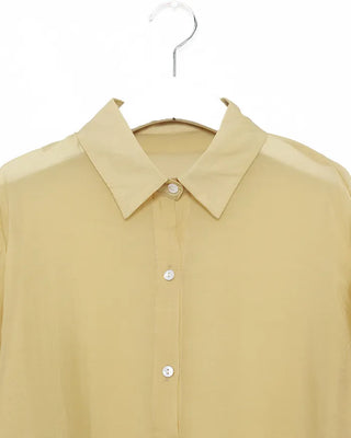 See-through side ribbon shirt