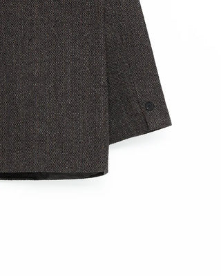 (Unisex) Herringbone Dart Line Single Jacket