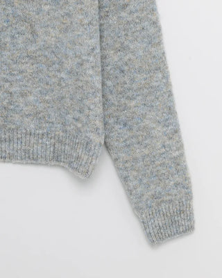 Round neck crop knit