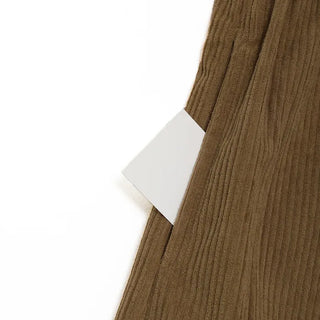 Wide corduroy pants