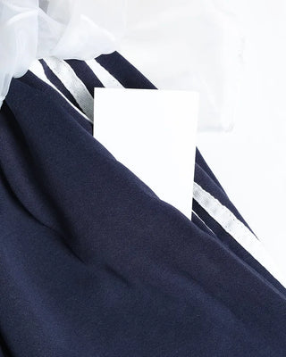 Chiffon-lined sweatpants