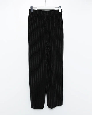 Pinstripe Linen Viscose Easy Pants