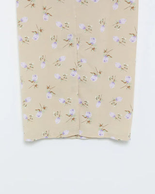 Flower long skirt