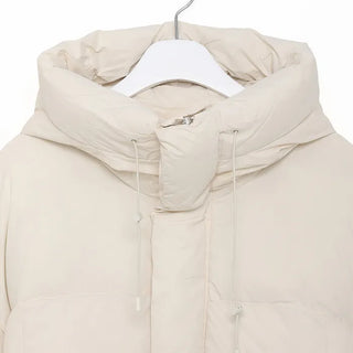 Cropped hooded jacket