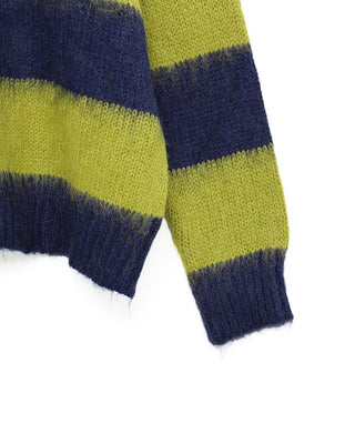 Bordered soft knit