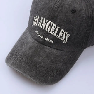 Embroidered Lettering Ball Cap