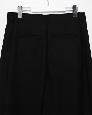 D-ring two-pleat wide-leg pants