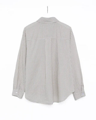 Oversized check shirt
