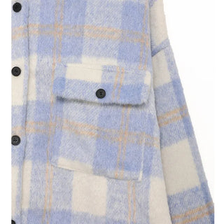 Oversized Check Shirt Jacket
