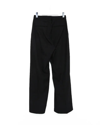 Two-pleat wide slacks