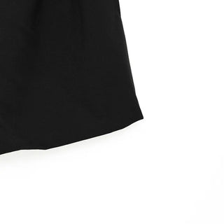 Double-pleated shorts