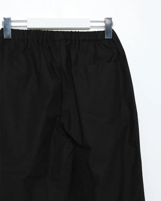 Frilled hem wide half pants