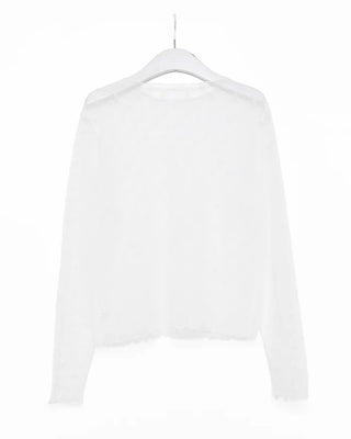 Flower sheer T-shirt
