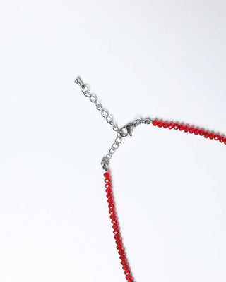 Flower bead necklace