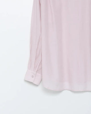Loose-fitting pocket point sheer shirt