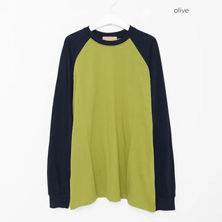 Oversized Raglan Long Sleeve T-Shirt