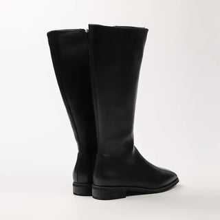 Stitched long boots