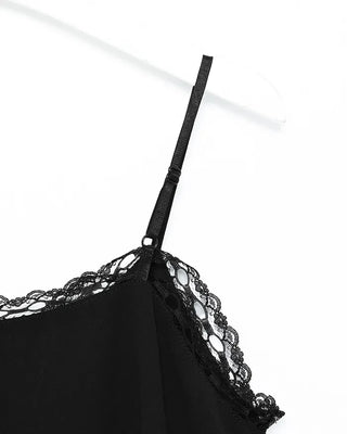 Bust-trace line lingerie dress
