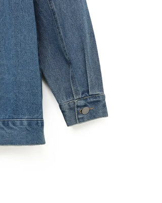 Denim pocket single jacket