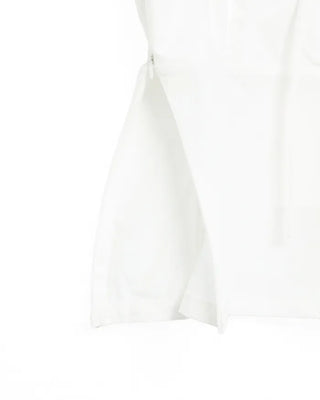 2-way robe décolleté cropped sleeveless top