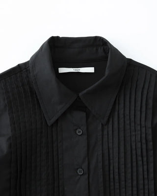 (ORIGINAL) Basic Pintuck Shirring Shirt