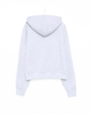 Vertical Lighting Semi-Cropped Hoodie