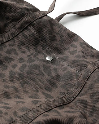 Leopard print shoulder bag